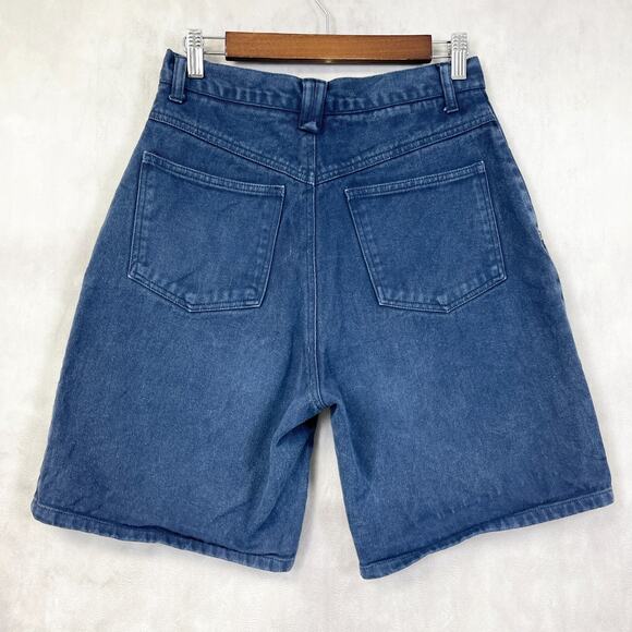 VTG 90s Nuovo Country Seat Womens Denim Shorts Size 11/12 High Rise Retro Summer - Picture 2 of 9